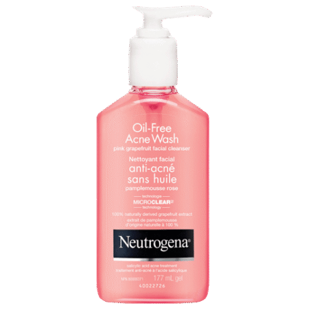 Neutrogena Oil Free Acne Wash Pink Grapefruit Facial Cleanser 177ml
